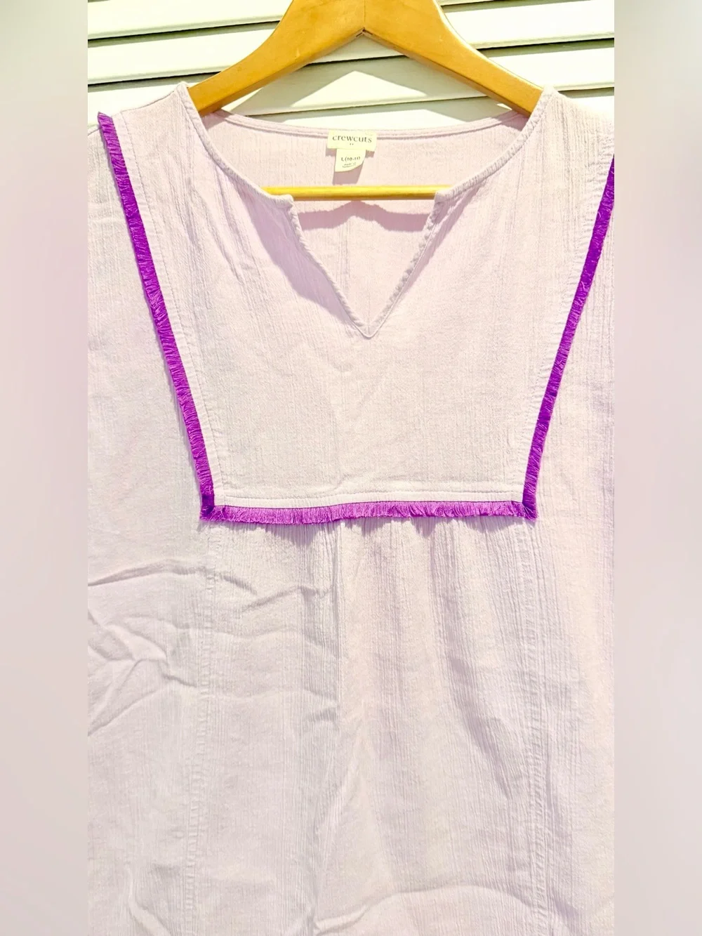 Crewcuts Gauze cover up pool beach dresses in pink and purple Girls Sz 10
